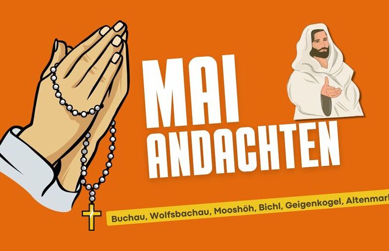 Maiandacht / canva und Ulrich Diel OSB
