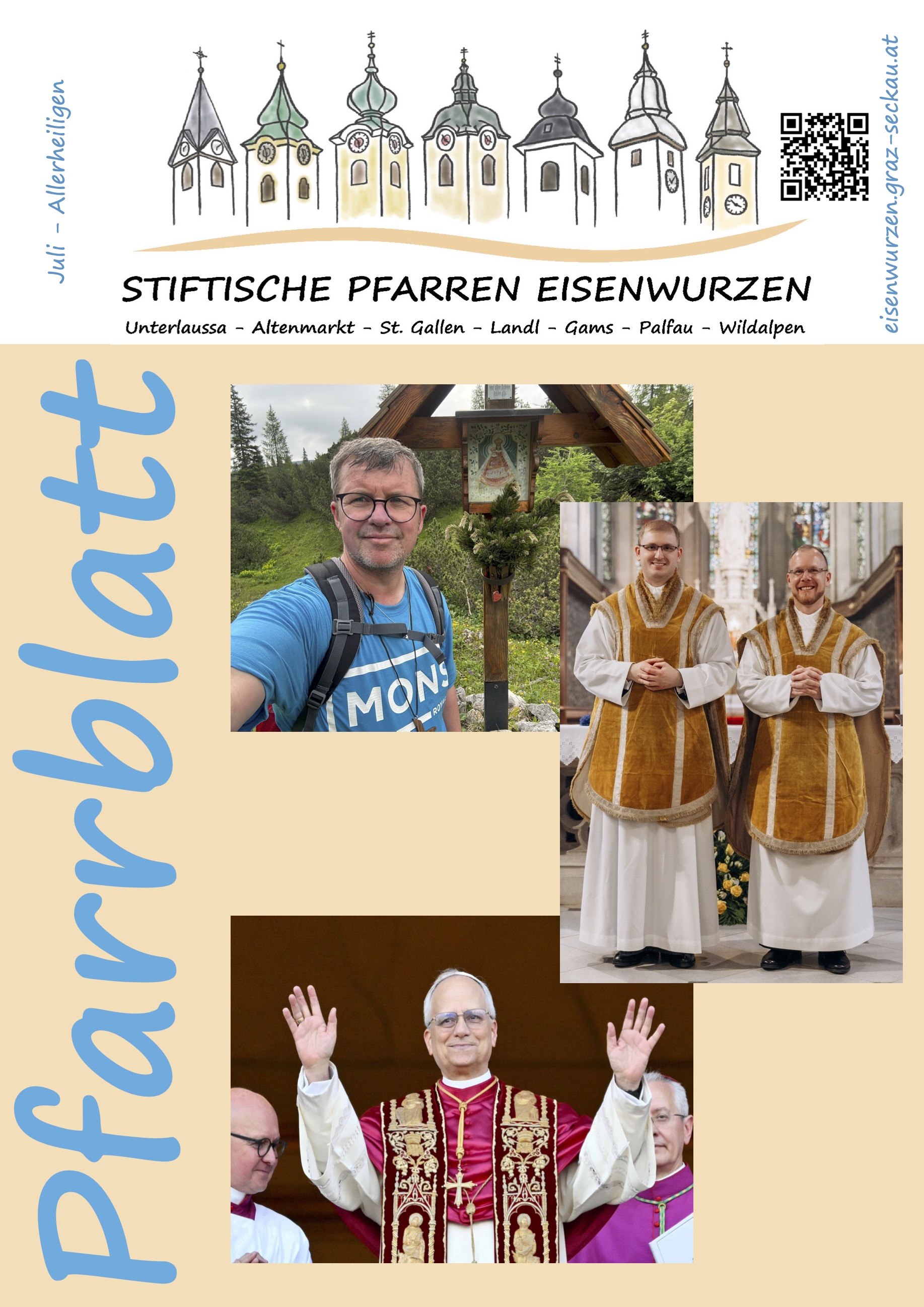 Stiftische Pfarren Eisenwurzen / Ulrich Diel OSB Pfarrblatt 2025-2